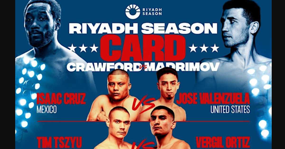 WHY Terence Crawford vs. Israil Madrimov undercard: Complete list of fights before main event in 2024 boxing match